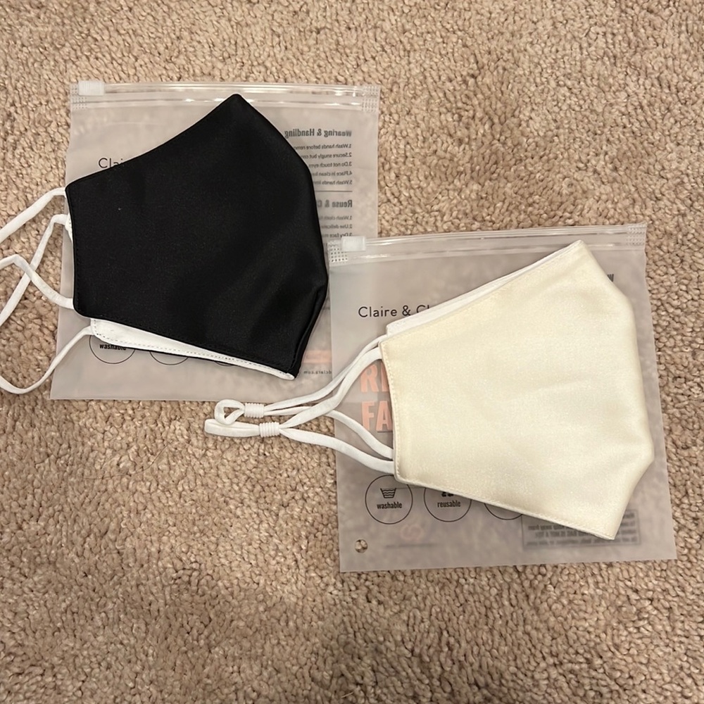Claire & Clara Silk Face Masks